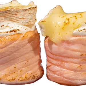 Gunkan Phila e Queijo Brie Braseado