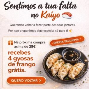 Oferta – 4 Gyosas de Frango